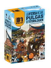 Cargar imagen en el visor de la galería, La Feria de las Pulgas de Titirilquén - 31 minutos juego de mesa