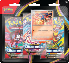 Cargar imagen en el visor de la galería, Mega Evolution Chaos Rising - 3-Pack Blister [Inglés]