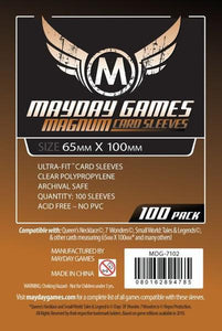7102 - Magnumcard Ultra-Fit "7 Wonders" Card Sleeves (65x100mm) - 100 Pack, Standard Thickness