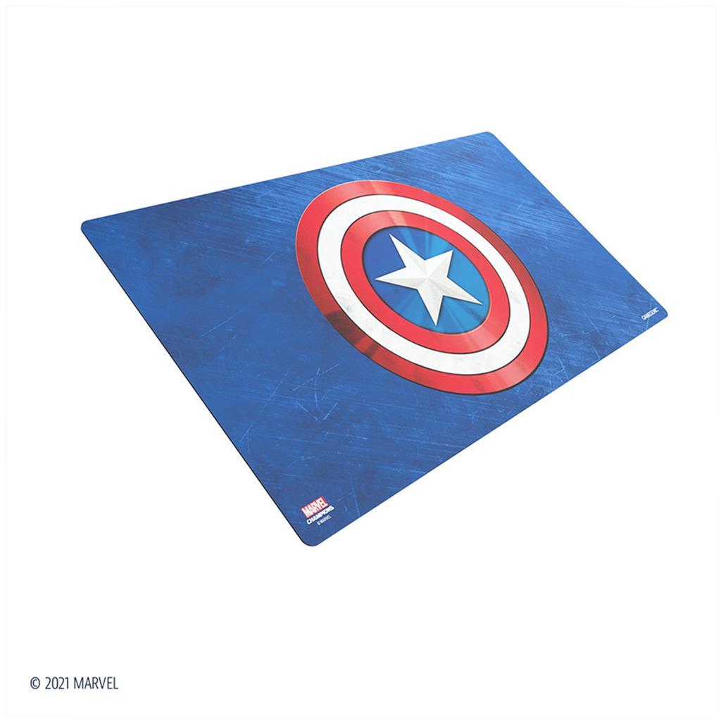Marvel Champions Game Mat – Capitán América tapete o playmat