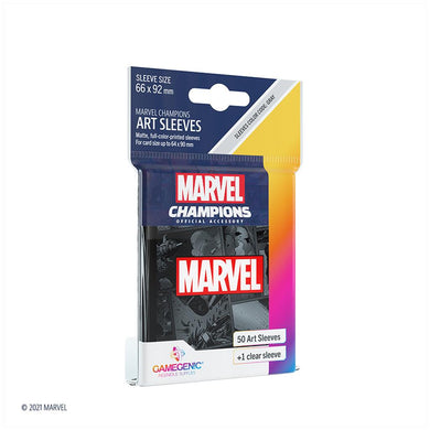 Marvel Champions Sleeves – Marvel Black