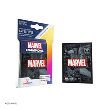 Cargar imagen en el visor de la galería, Marvel Champions Sleeves – Marvel Black