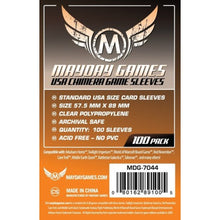 Cargar imagen en el visor de la galería, Fundas Mayday Games USA Chimera 57.5x89mm - Pack de 100 7044 ORANGE